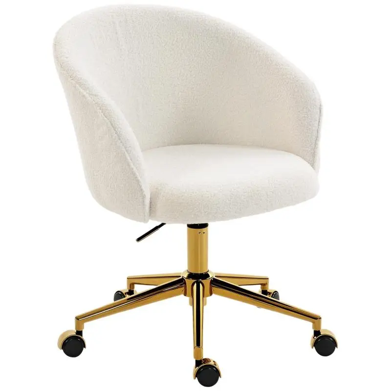 Height-Adjustable Office Chair, Pink