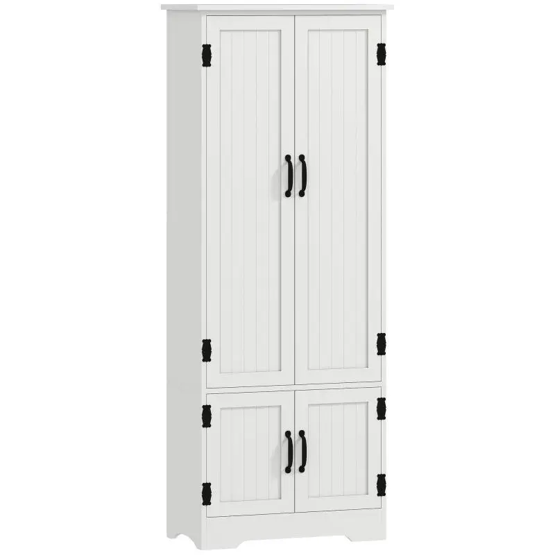 Kitchen Sideboard with 2 Cupboards and 3 Shelves
