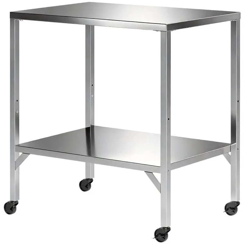 BBQ Prep Table Cart with Wheels, 85 × 60 × 92 cm