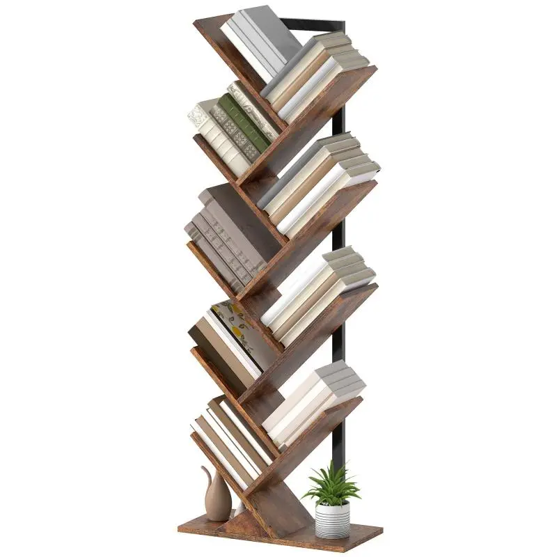 9-Tier Tree Bookshelf, 50 cm