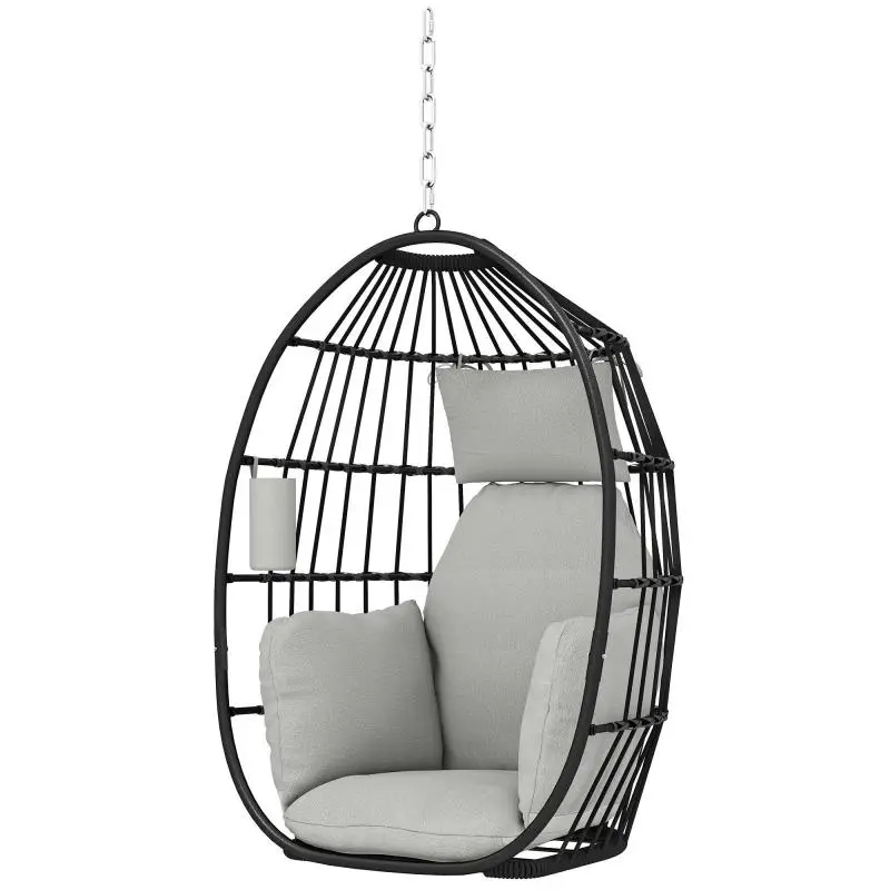 Hanging Egg Chair, Dark Grey