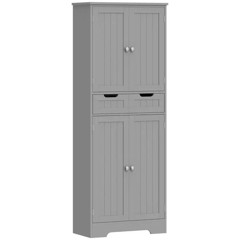 Bathroom Cabinet with Drawer, 160 cm, Grey