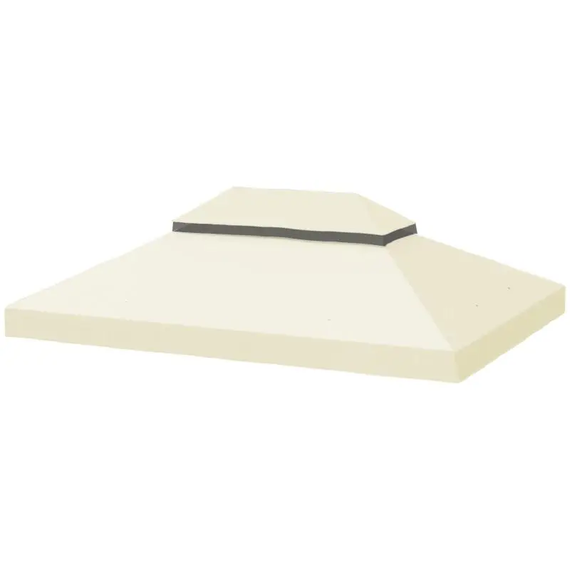 Replacement Gazebo Canopy, 4 × 3 m, Cream