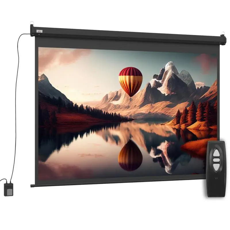 84-Inch Motorised Projector Screen, 4:3