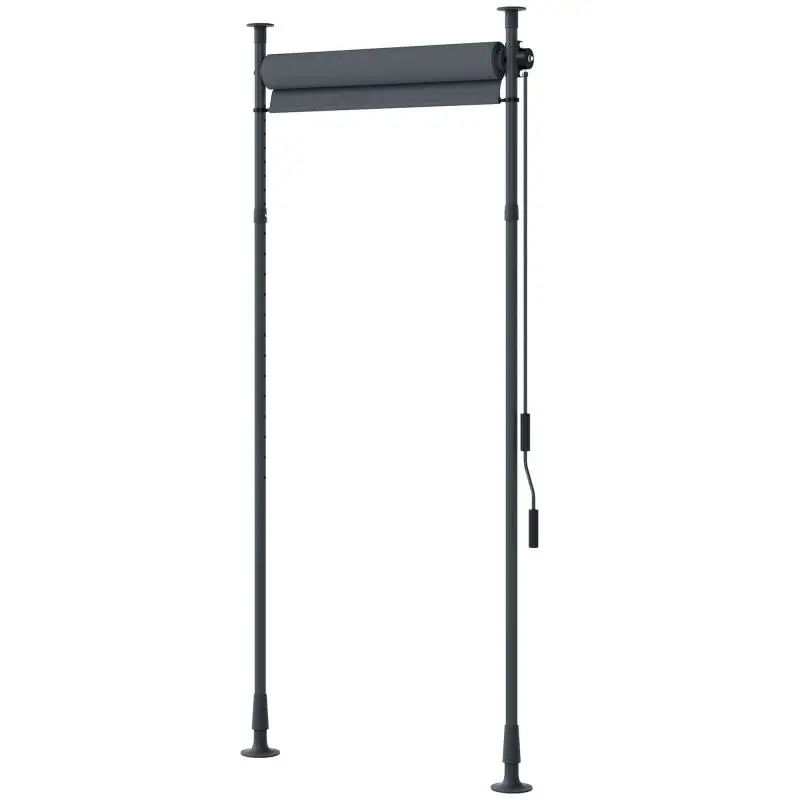 Freestanding Retractable Awning with Crank Handle, 120 cm
