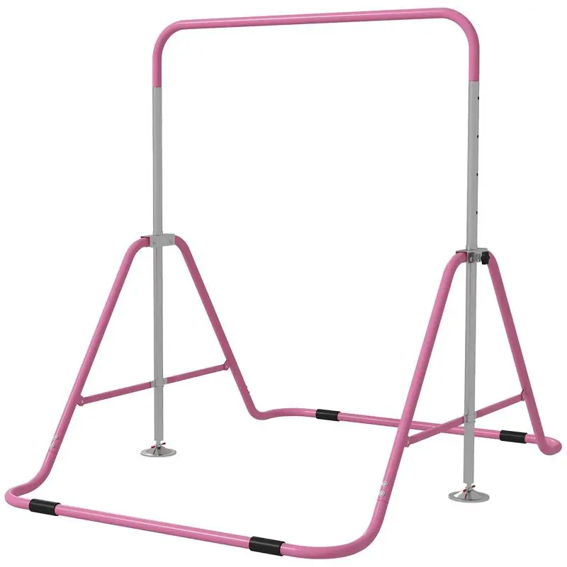 Folding Children's Gymnastics Bar, Adjustable Height