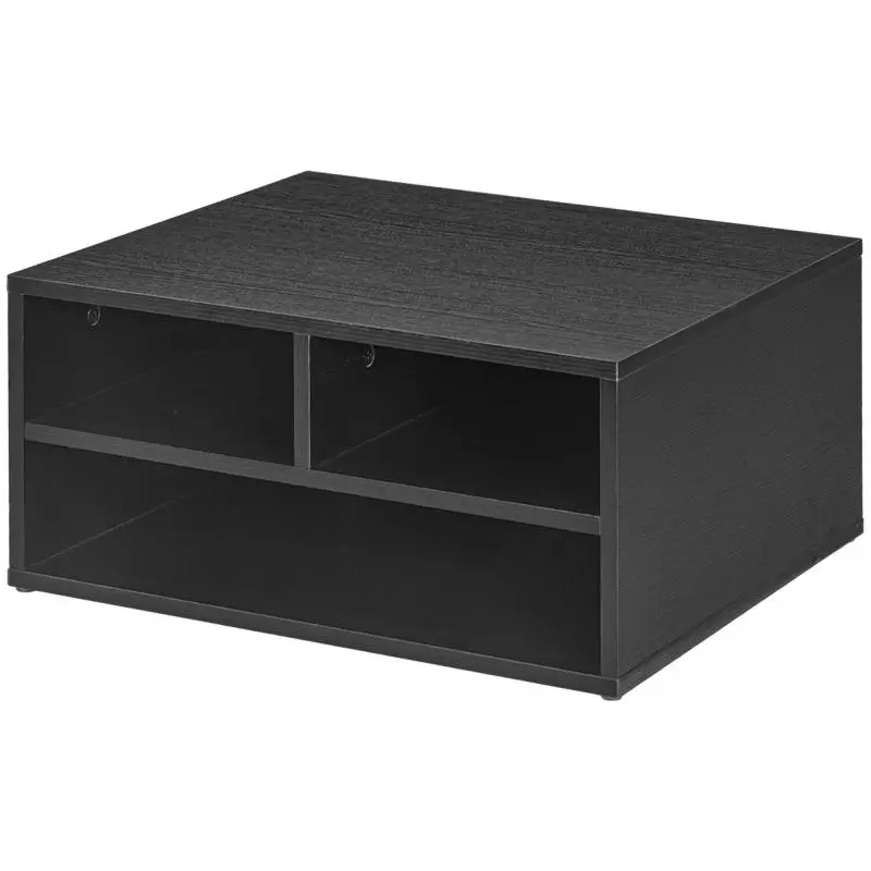 Desk Organiser with 3 Compartments, Black