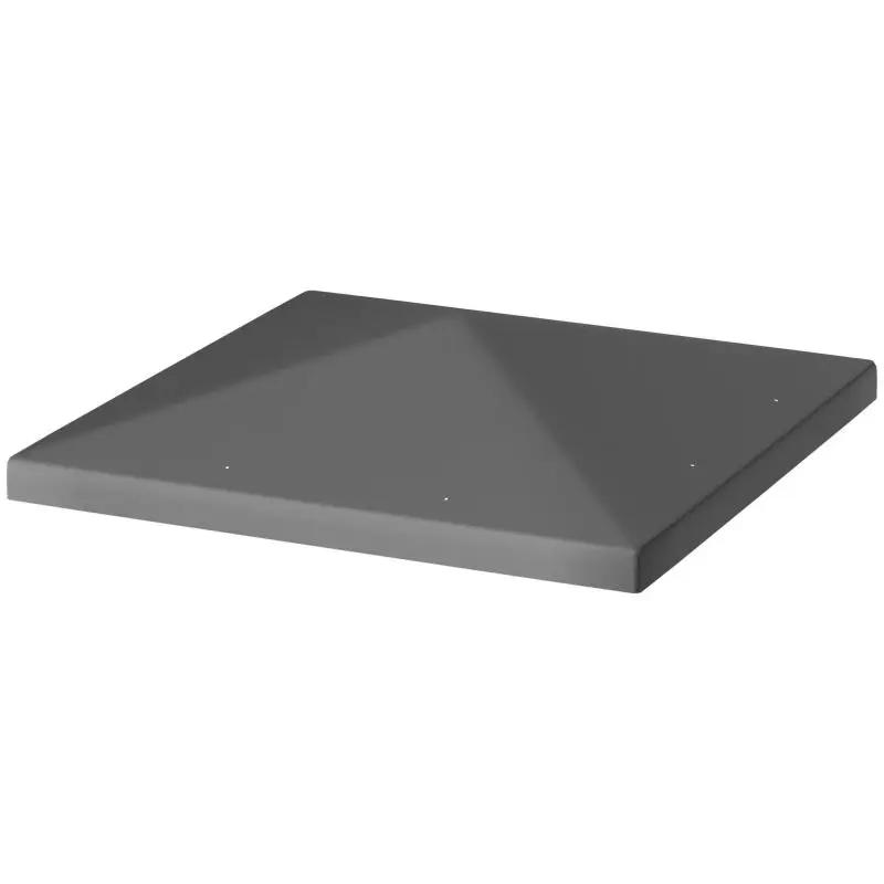Replacement Gazebo Canopy, 3 x 3 m, Dark Grey