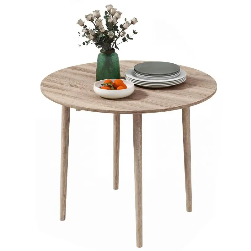 Folding Dining Table with 2 Drop Leaves, 89 cm