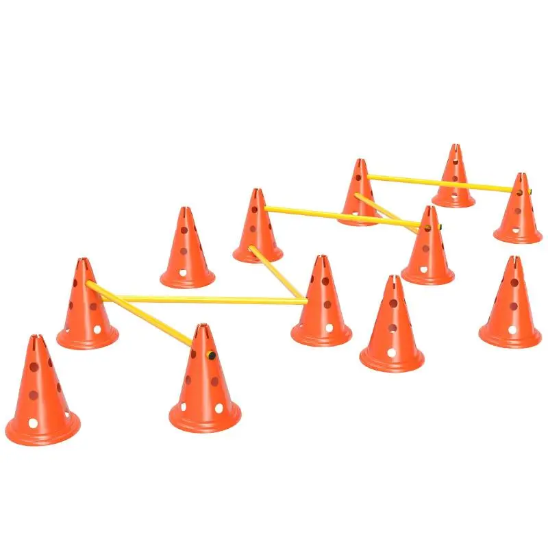 Dog Agility Set, 6 Pieces, Adjustable Heights