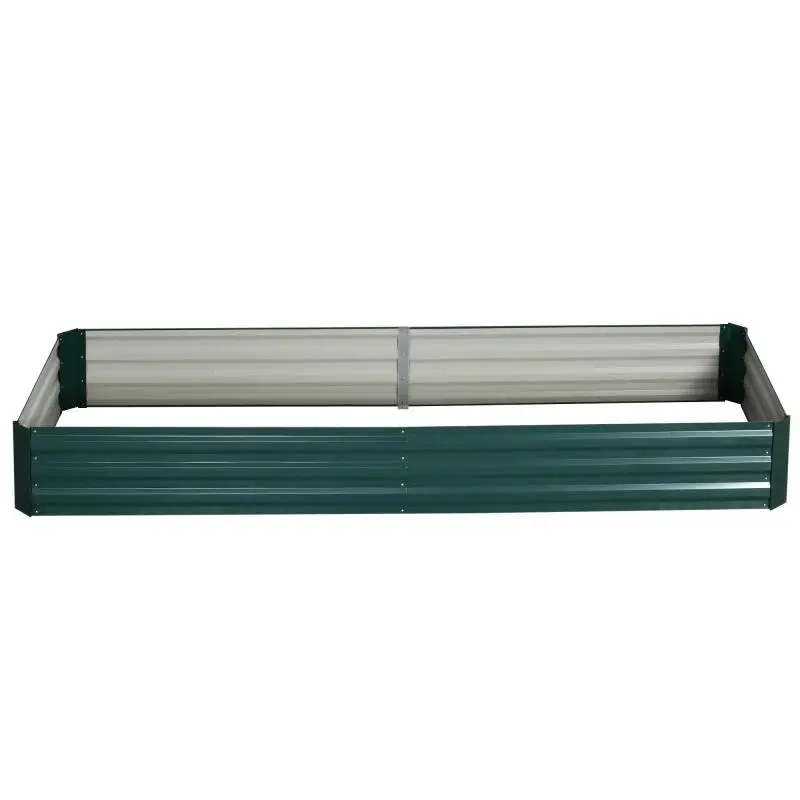 Raised Garden Bed, Dark Green, 241 × 90 × 30 cm
