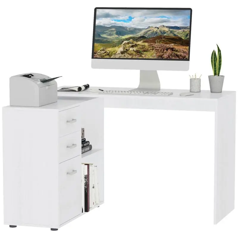 Modular Corner Desk and Dining Table, 162 cm