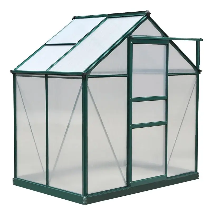 Polycarbonate Garden Greenhouse, 190 × 132 × 201 cm