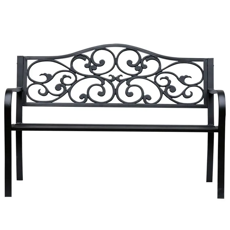 3-Seater Garden Bench, 127 cm