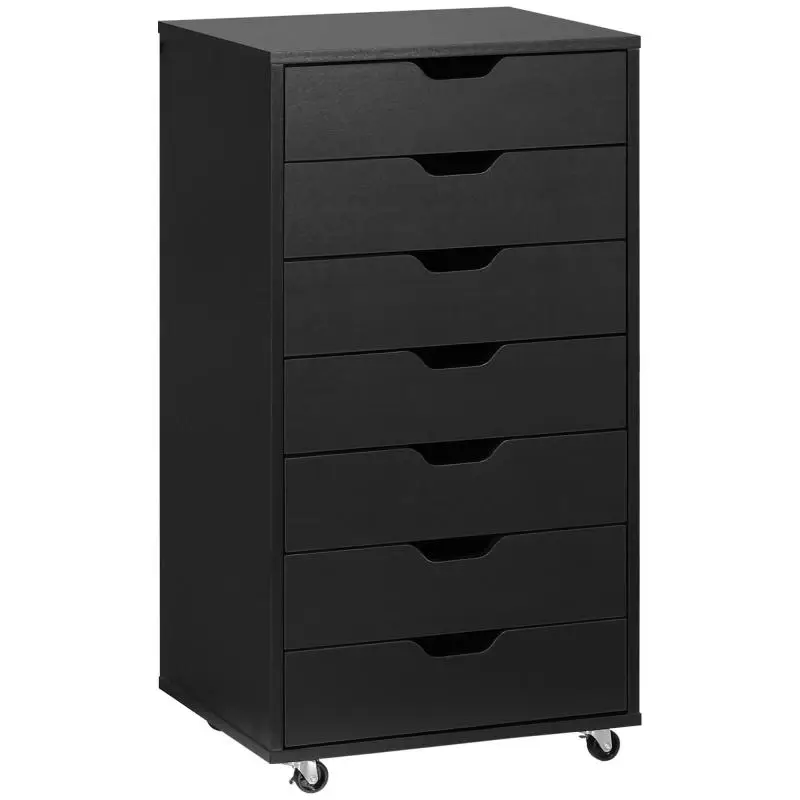 Mobile Office Storage Unit with 7 Drawers