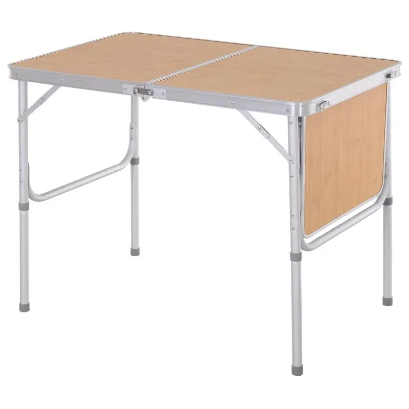Folding Camping Table with Adjustable Height