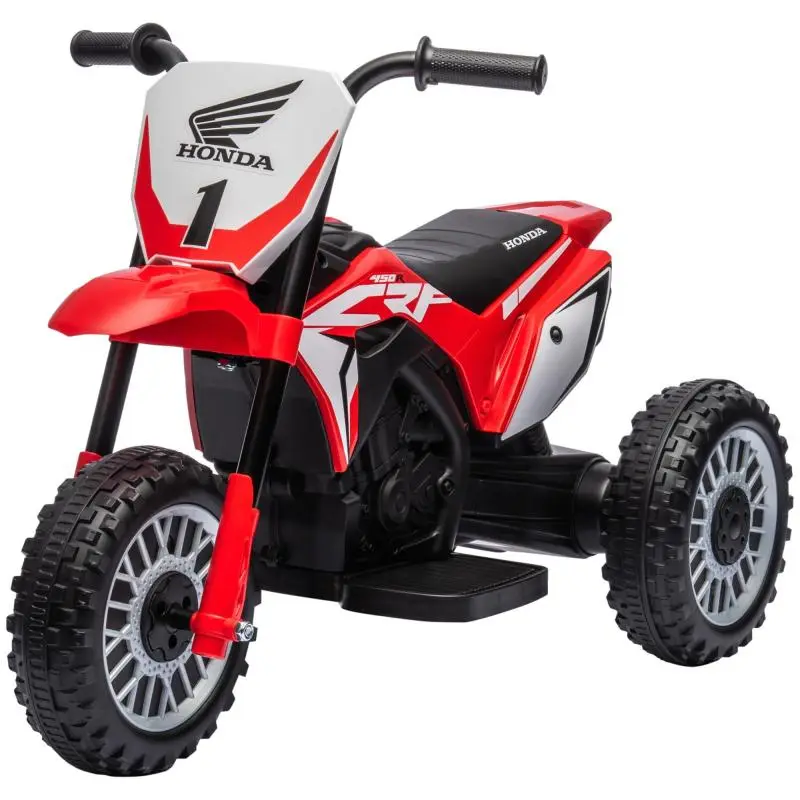 Children's Electric Motocross Bike, Honda CRF450RL, Red