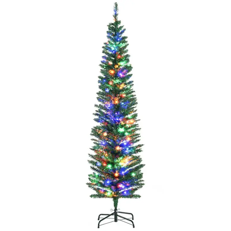 180 cm Pre-Lit Artificial Pencil Christmas Tree