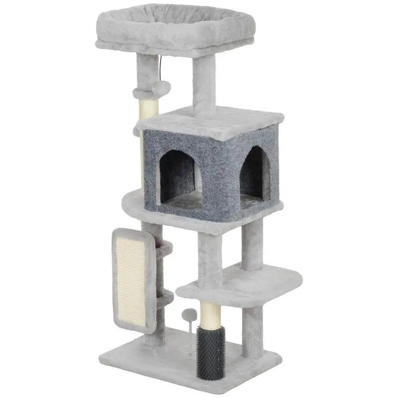 104 cm Cat Tree with Cave and Scratching Posts