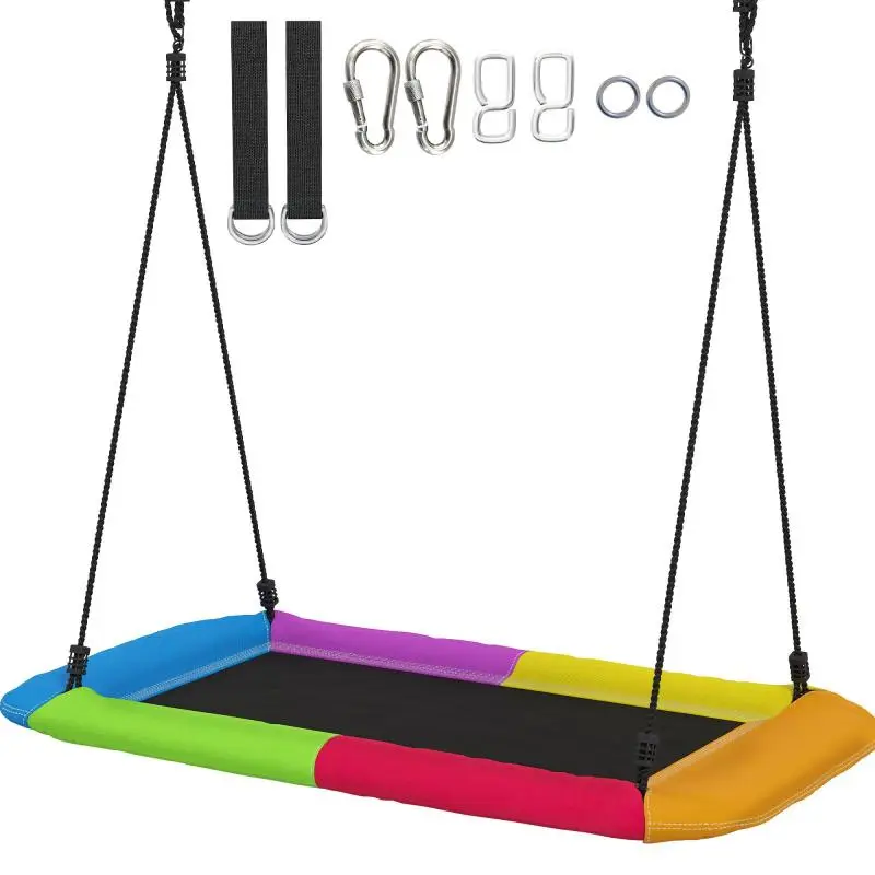 Adjustable Nest Swing, 148 × 77 cm, Multicoloured