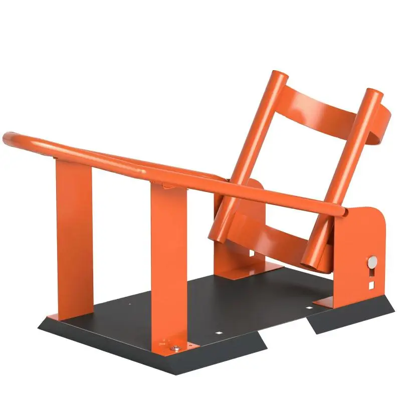 Adjustable Motorcycle Wheel Chock Stand, Orange