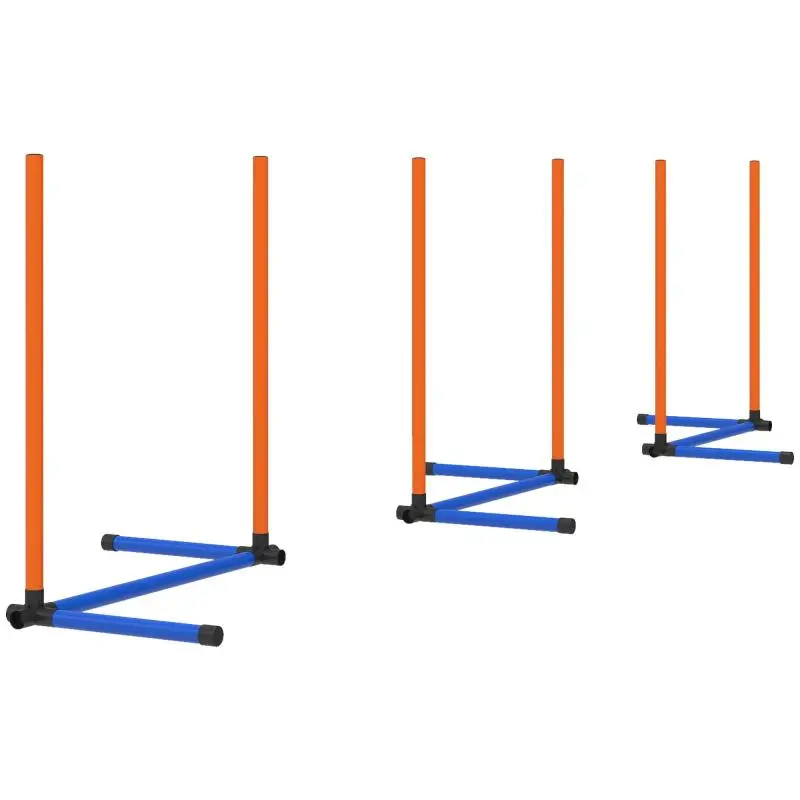 3-Piece Dog Agility Set with Carry Bag