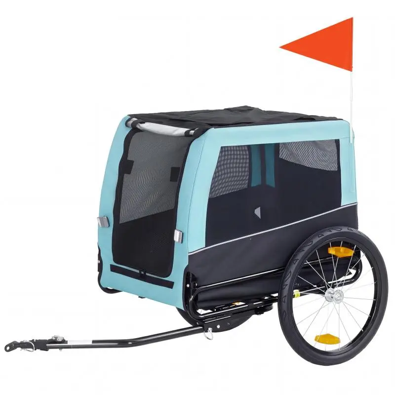 Foldable Bicycle Trailer for Dogs Up to 20 kg