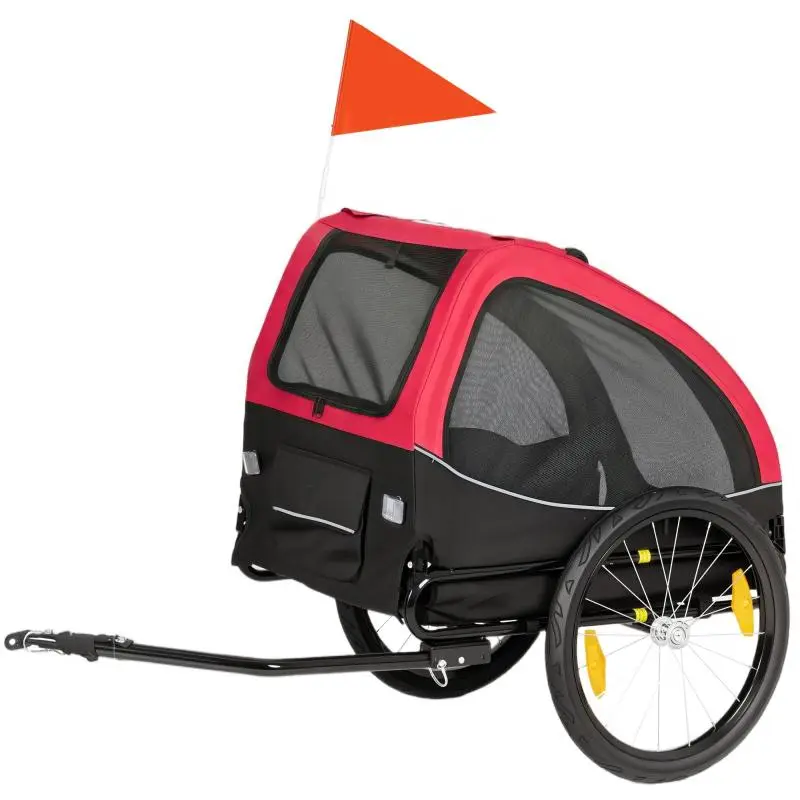 Foldable Dog Trailer, 138 x 70 x 89 cm
