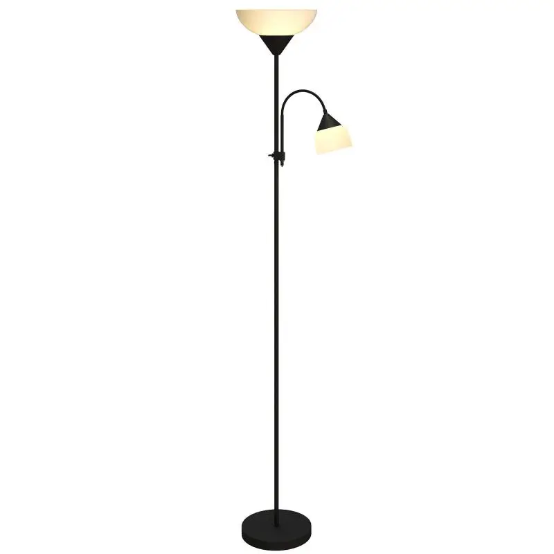 Uplighter Floor Lamp with Flexible Gooseneck