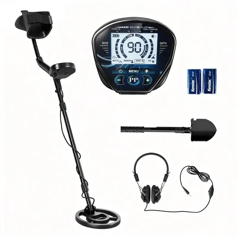 Waterproof Metal Detector with LCD Display