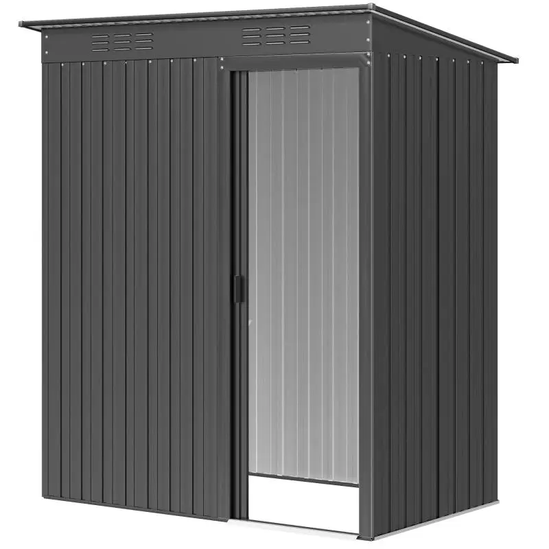 Metal Garden Shed, 159 × 106 cm
