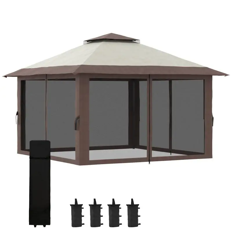 Pop-Up Gazebo, 392 x 392 x 283 cm