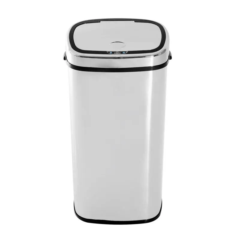 68 L Automatic Sensor Bin, Silver