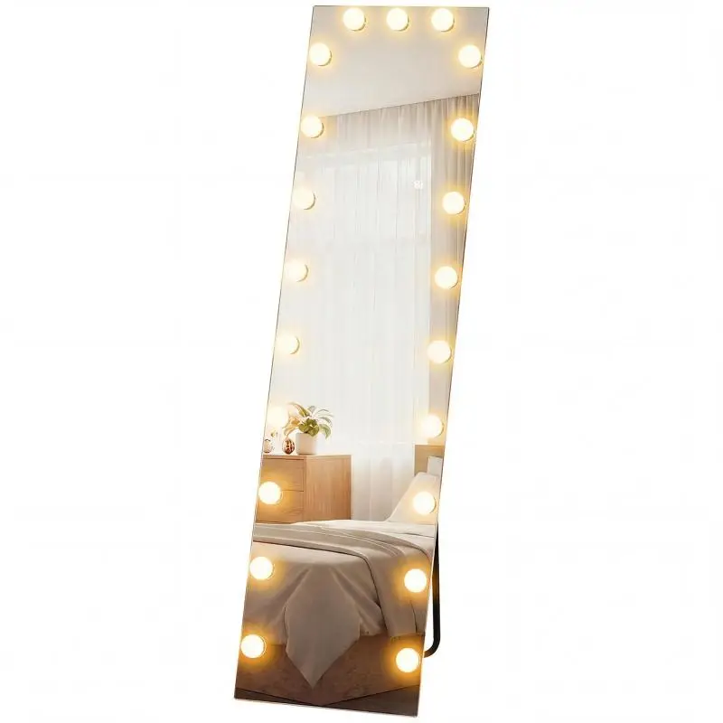 Full-Length Mirror with LED Lights, 40 x 150 cm