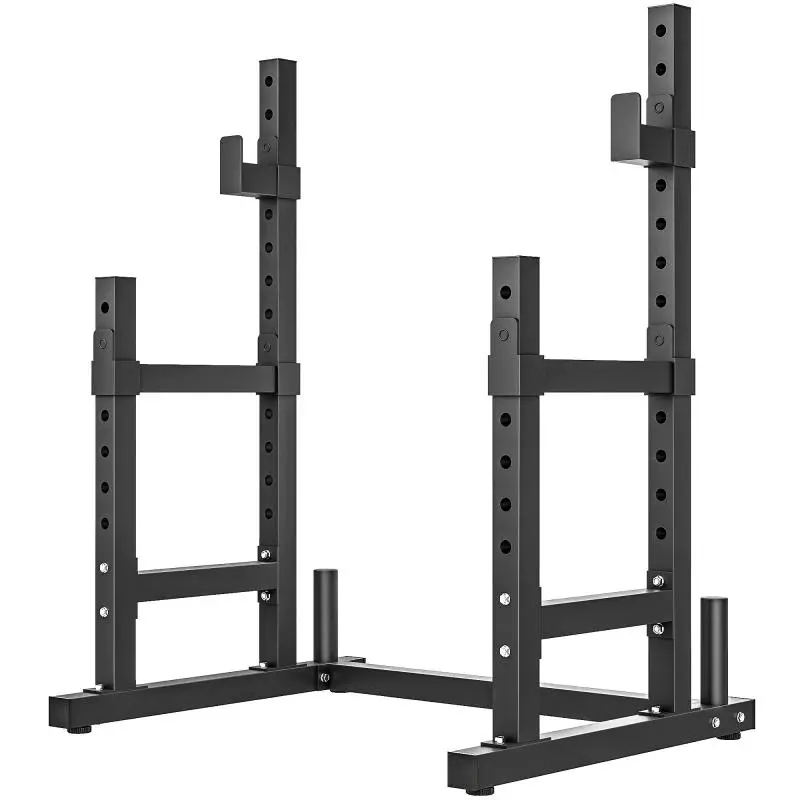 2-Tier Steel Dumbbell and Weight Plate Rack
