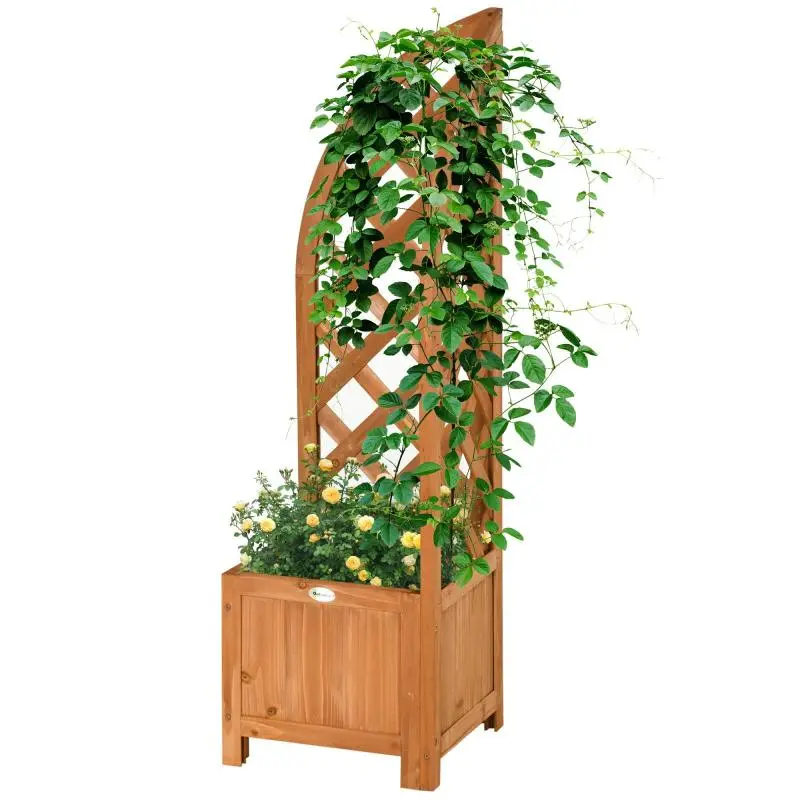 Planter Box with Corner Trellis, 32 cm