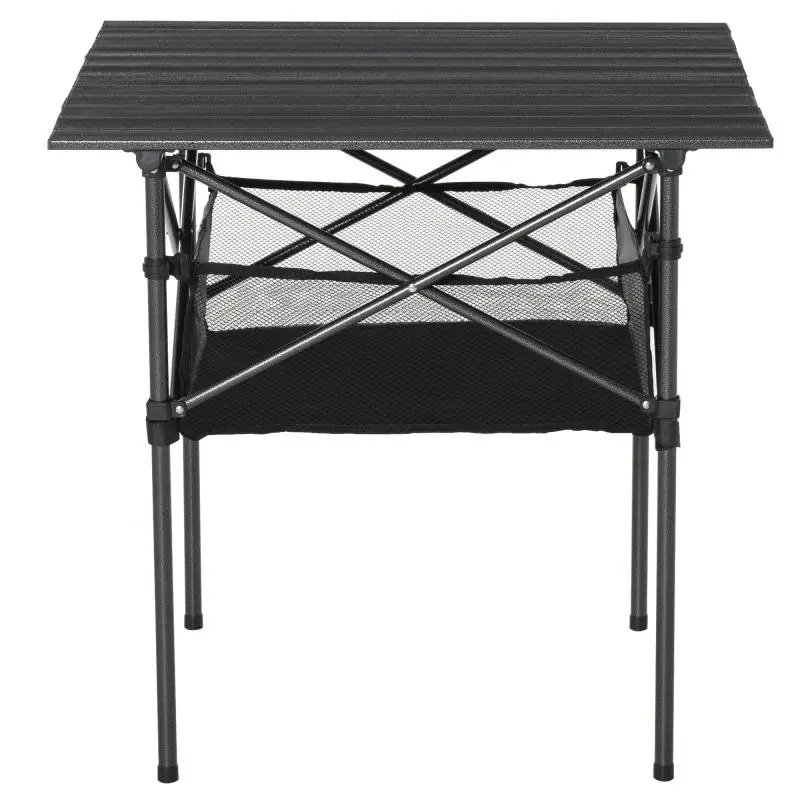 Foldable Aluminium Camping Table, 70 cm