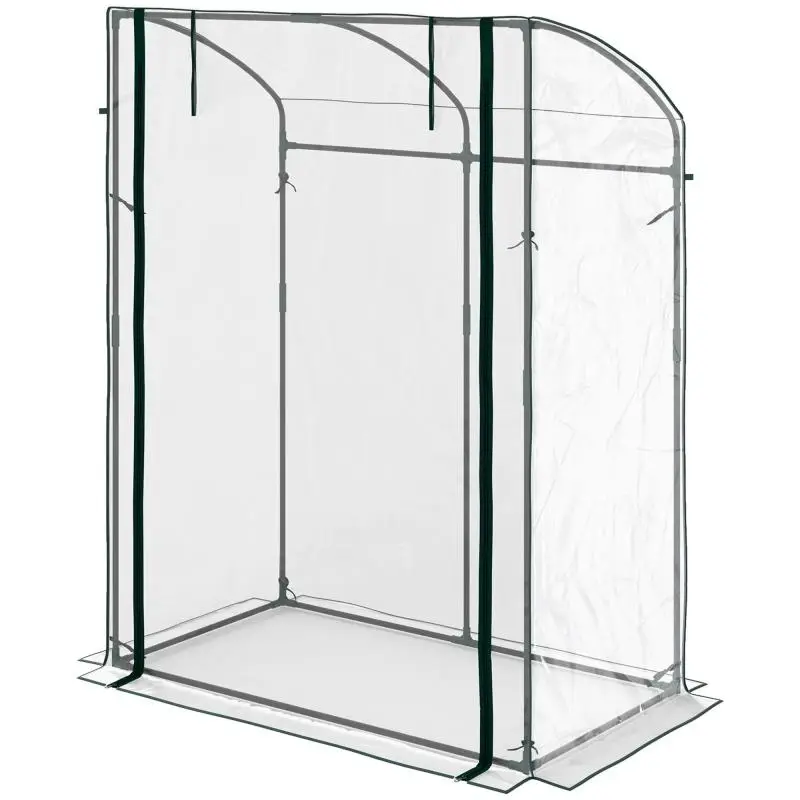 Greenhouse with Roll-Up Door, 128 x 70 x 170 cm