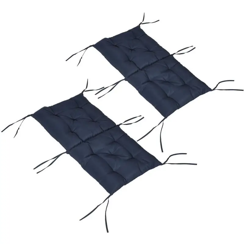 Set of 2 Seat Cushions, 98 x 50 x 8 cm