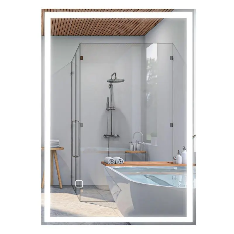 Bathroom Mirror with LED Lights, 50 cm x 70 cm