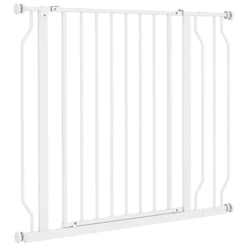 Adjustable Dog Safety Gate, 75–95 cm, White