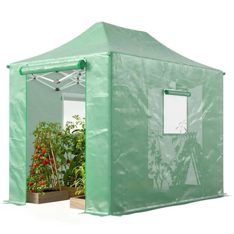 Pop-Up Greenhouse, 295 × 200 × 270 cm