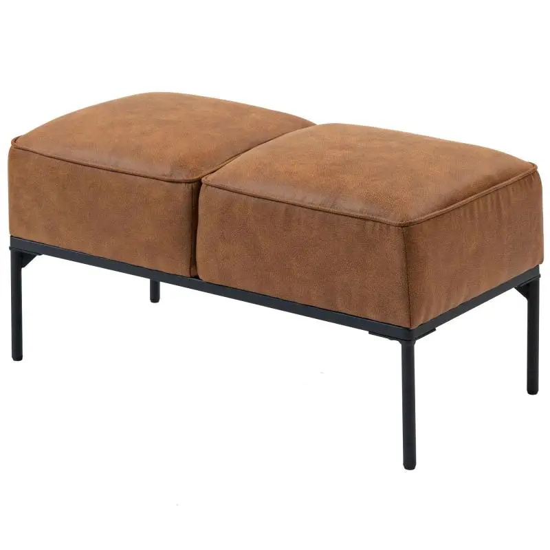Brown Bed Bench, 80 cm