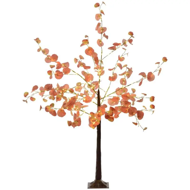 Tree Lamp with 245 LED Lights, 150 cm, Orange