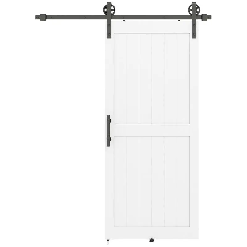 Sliding Door Kit with Track and Handle, 183 cm