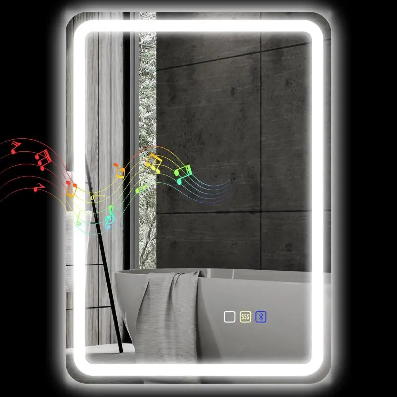 LED Bathroom Mirror, 70 × 50 cm