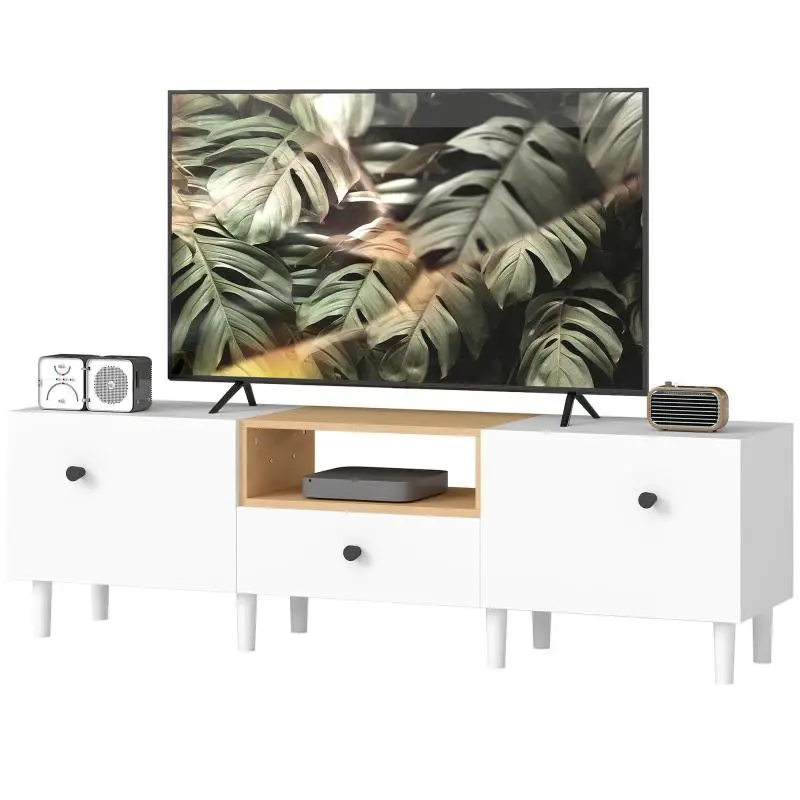 TV Stand for Up to 70 Inch TVs, 150 × 35 × 45 cm
