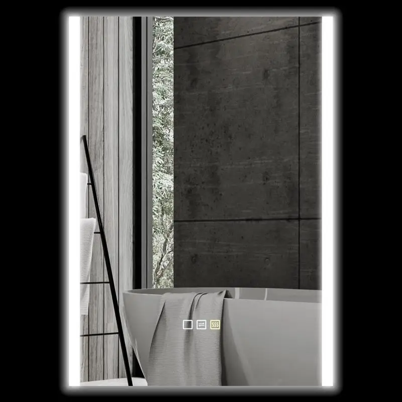 Bathroom Mirror with LED Light and Memory Function