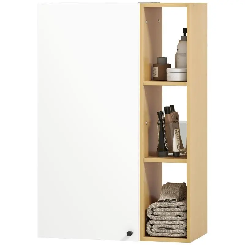 Wall-Mounted Bathroom Cabinet, 59.5 x 30 x 90 cm