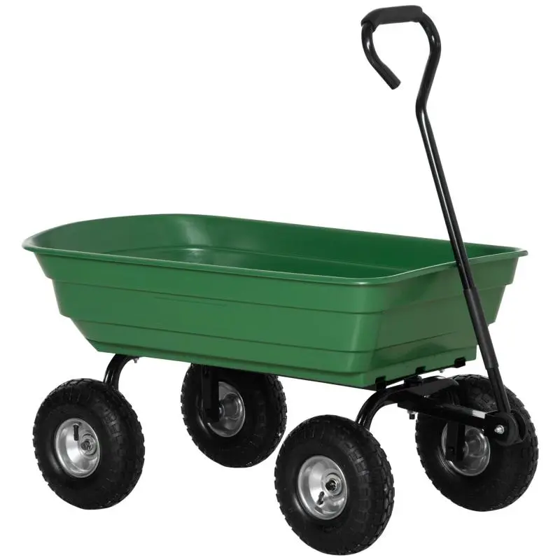 Garden Cart with Pneumatic Wheels